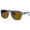 Persol - PO3310S - Navy Trasparente / Marrone - Occhiali da Sole - Persol Eyewear