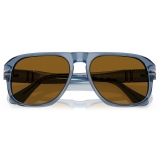 Persol - PO3310S - Navy Trasparente / Marrone - Occhiali da Sole - Persol Eyewear