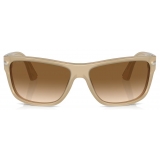 Persol - PO3342S - Beige Opale / Marrone Sfumato Trasparente - Occhiali da Sole - Persol Eyewear