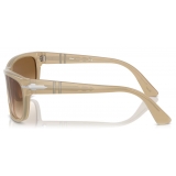 Persol - PO3342S - Beige Opale / Marrone Sfumato Trasparente - Occhiali da Sole - Persol Eyewear