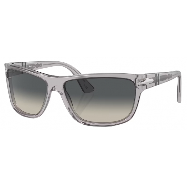 Persol - PO3342S - Grigio Trasparente / Grigio Chiaro Sfumato Grigio Scuro - Occhiali da Sole - Persol Eyewear