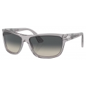 Persol - PO3342S - Grigio Trasparente / Grigio Chiaro Sfumato Grigio Scuro - Occhiali da Sole - Persol Eyewear