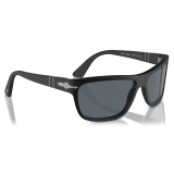 Persol - PO3342S - Matte Black / Blue - Sunglasses - Persol Eyewear