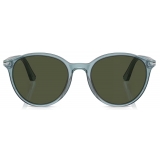 Persol - PO3350S - Transparent Blue / Green - Sunglasses - Persol Eyewear