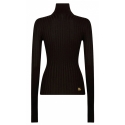 Dolce & Gabbana - Brown Cashmere Sweater - Dolce & Gabbana Exclusive Luxury Collection