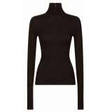 Dolce & Gabbana - Brown Cashmere Sweater - Dolce & Gabbana Exclusive Luxury Collection