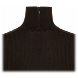 Dolce & Gabbana - Brown Cashmere Sweater - Dolce & Gabbana Exclusive Luxury Collection