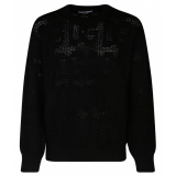 Dolce & Gabbana - Black Virgin Wool Jumper - Dolce & Gabbana Exclusive Luxury Collection