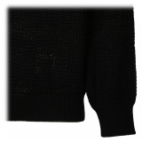 Dolce & Gabbana - Black Virgin Wool Jumper - Dolce & Gabbana Exclusive Luxury Collection