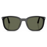 Persol - PO3355S - Black / Green Polar - Sunglasses - Persol Eyewear