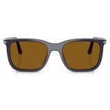 Persol - PO3357S - Milky Depths Blue / Brown - Sunglasses - Persol Eyewear