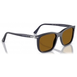 Persol - PO3357S - Profondità Lattiginose Blu / Marrone - Occhiali da Sole - Persol Eyewear