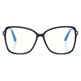 Tom Ford - Blue Block Butterfly Optical Glasses - Black - Optical Glasses - Tom Ford Eyewear