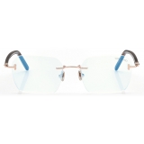 Tom Ford - Occhiali da Vista Blue Block Rettangolare - Oro - Occhiali da Vista - Tom Ford Eyewear