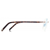 Tom Ford - Blue Block Rectangular Optical Glasses - Gold - Optical Glasses - Tom Ford Eyewear