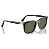 Persol - PO3357S - Black / Green Polar - Sunglasses - Persol Eyewear