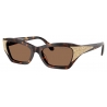 Swarovski - Square Sunglasses - Brown - Sunglasses - Swarovski Eyewear