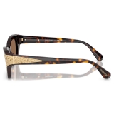 Swarovski - Square Sunglasses - Brown - Sunglasses - Swarovski Eyewear