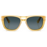 Persol - PO3366S - Miele / Blu Chiaro Sfumato Blu Scuro - Occhiali da Sole - Persol Eyewear