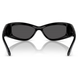 Swarovski - Wraparound Sunglasses - Black - Sunglasses - Swarovski Eyewear