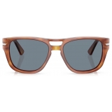 Persol - PO3366S - Terra di Siena / Blu - Occhiali da Sole - Persol Eyewear