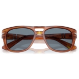 Persol - PO3366S - Terra di Siena / Blu - Occhiali da Sole - Persol Eyewear