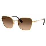 Swarovski - Square Sunglasses - Gold Brown - Sunglasses - Swarovski Eyewear