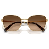 Swarovski - Square Sunglasses - Gold Brown - Sunglasses - Swarovski Eyewear