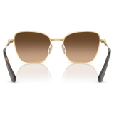 Swarovski - Square Sunglasses - Gold Brown - Sunglasses - Swarovski Eyewear