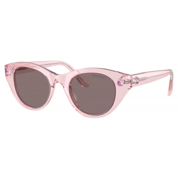 Swarovski - Occhiali da Sole Rotondi - Rosa - Occhiali da Sole - Swarovski Eyewear