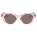 Swarovski - Occhiali da Sole Rotondi - Rosa - Occhiali da Sole - Swarovski Eyewear