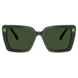 Swarovski - Square Sunglasses - Green - Sunglasses - Swarovski Eyewear