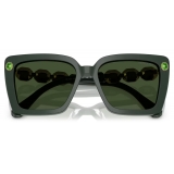 Swarovski - Square Sunglasses - Green - Sunglasses - Swarovski Eyewear