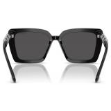 Swarovski - Square Sunglasses - Black - Sunglasses - Swarovski Eyewear