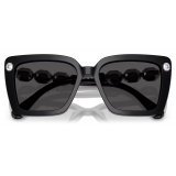 Swarovski - Square Sunglasses - Black - Sunglasses - Swarovski Eyewear