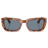 Persol - PO3367S - Brown Tortoise / Light Blue - Sunglasses - Persol Eyewear