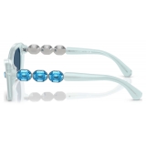 Swarovski - Rectangular Sunglasses - Blue - Sunglasses - Swarovski Eyewear