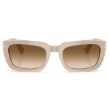 Persol - PO3367S - Beige Solido / Marrone Sfumato Trasparente - Occhiali da Sole - Persol Eyewear