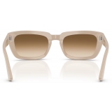 Persol - PO3367S - Beige Solido / Marrone Sfumato Trasparente - Occhiali da Sole - Persol Eyewear