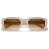 Persol - PO3367S - Beige Solido / Marrone Sfumato Trasparente - Occhiali da Sole - Persol Eyewear