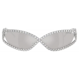 Swarovski - Wraparound Sunglasses - Silver - Sunglasses - Swarovski Eyewear