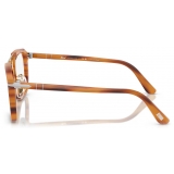 Persol - PO0204V - Senna Series - Marrone Striato - Occhiali da Vista - Persol Eyewear