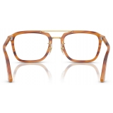 Persol - PO0204V - Senna Series - Marrone Striato - Occhiali da Vista - Persol Eyewear