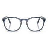 Persol - PO3007VM - Blu Denim Trasparente - Occhiali da Vista - Persol Eyewear