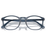 Persol - PO3007VM - Blu Denim Trasparente - Occhiali da Vista - Persol Eyewear