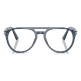 Persol - PO3160V - Blu Denim Trasparente - Occhiali da Vista - Persol Eyewear