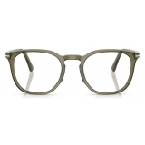 Persol - PO3318V - Olive Transparent Green - Optical Glasses - Persol Eyewear