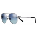 Tiffany & Co. - Pilot Sunglasses - Silver Tiffany Blue® Gradient - Tiffany T Collection - Tiffany & Co. Eyewear