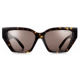 Tiffany & Co. - Occhiale da Sole Cat Eye - Tartaruga - Collezione Tiffany T - Tiffany & Co. Eyewear