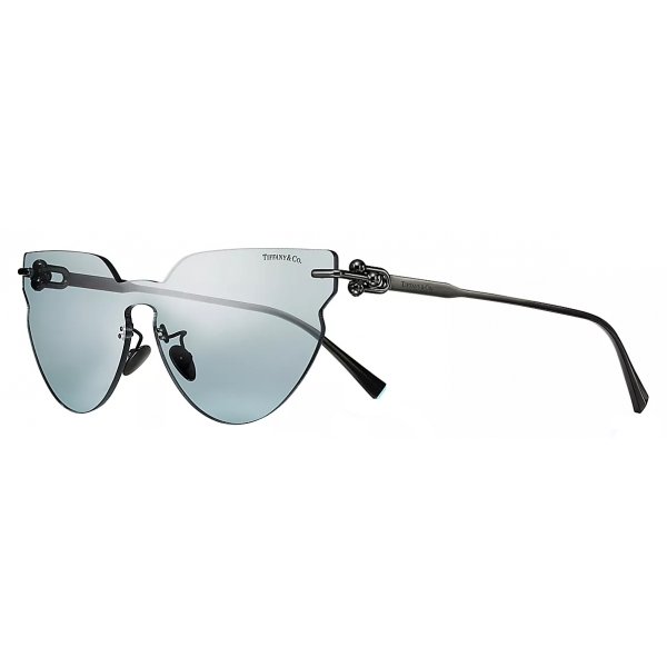 Tiffany & Co. - Occhiale da Sole a Farfalla - Titanio Blu  - Tiffany & Co. Eyewear